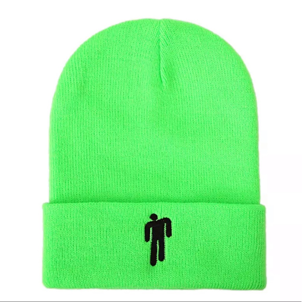 Billie Eilish beanie cap hat new green